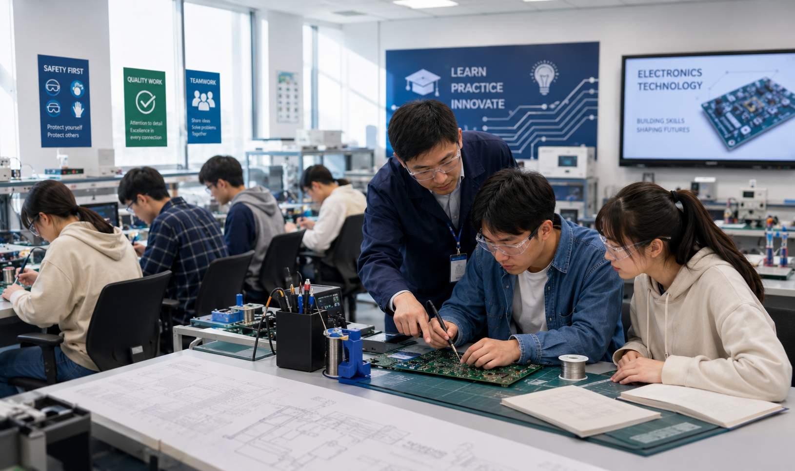 Comparative Overview of Intelligent Soldering Stations for Technical Education